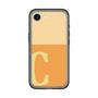 スリムプロテクションプレミアムケース［ オリジナル - initial two tone - C orange ］