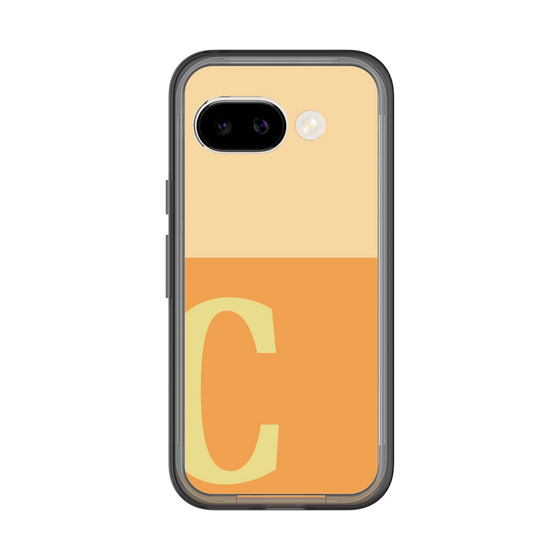スリムプロテクションプレミアムケース［ オリジナル - initial two tone - C orange ］