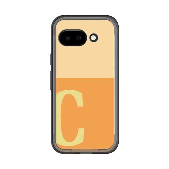 スリムプロテクションプレミアムケース［ オリジナル - initial two tone - C orange ］