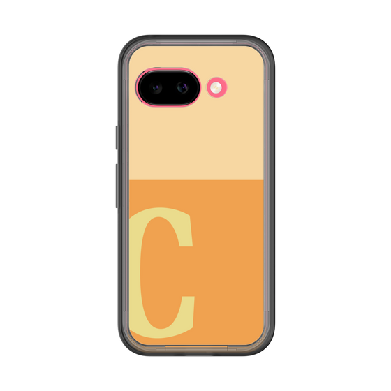スリムプロテクションプレミアムケース［ オリジナル - initial two tone - C orange ］