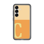 スリムプロテクションプレミアムケース［ オリジナル - initial two tone - C orange ］