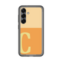 スリムプロテクションプレミアムケース［ オリジナル - initial two tone - C orange ］
