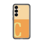 スリムプロテクションプレミアムケース［ オリジナル - initial two tone - C orange ］