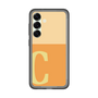 スリムプロテクションプレミアムケース［ オリジナル - initial two tone - C orange ］