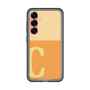 スリムプロテクションプレミアムケース［ オリジナル - initial two tone - C orange ］