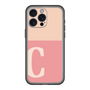スリムプロテクションプレミアムケース［ オリジナル - initial two tone - C pink ］