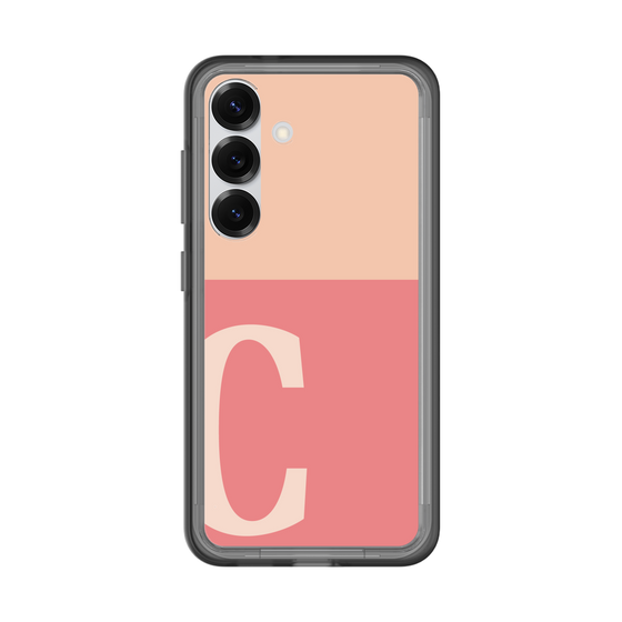 スリムプロテクションプレミアムケース［ オリジナル - initial two tone - C pink ］