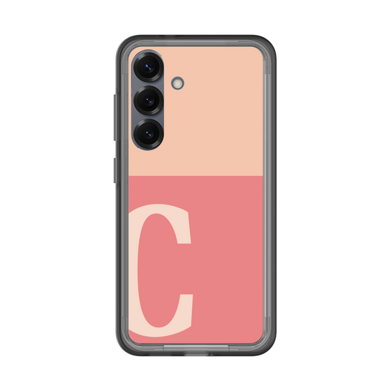 スリムプロテクションプレミアムケース［ オリジナル - initial two tone - C pink ］