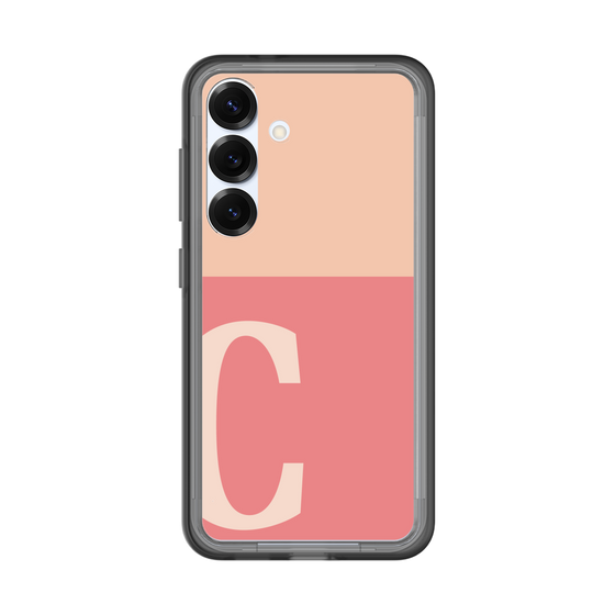 スリムプロテクションプレミアムケース［ オリジナル - initial two tone - C pink ］