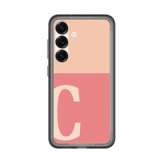 スリムプロテクションプレミアムケース［ オリジナル - initial two tone - C pink ］
