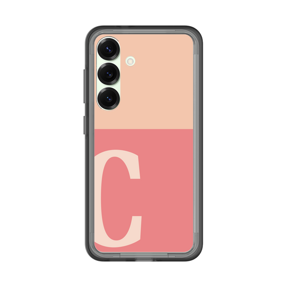 スリムプロテクションプレミアムケース［ オリジナル - initial two tone - C pink ］