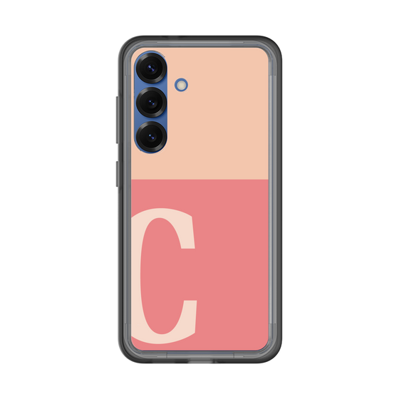 スリムプロテクションプレミアムケース［ オリジナル - initial two tone - C pink ］