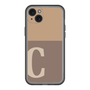 スリムプロテクションプレミアムケース［ オリジナル - initial two tone - C brown ］