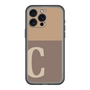 スリムプロテクションプレミアムケース［ オリジナル - initial two tone - C brown ］
