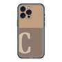 スリムプロテクションプレミアムケース［ オリジナル - initial two tone - C brown ］