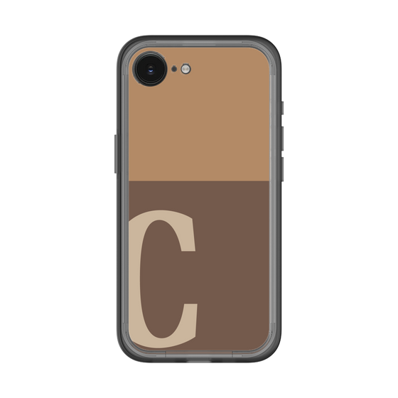 スリムプロテクションプレミアムケース［ オリジナル - initial two tone - C brown ］