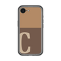 スリムプロテクションプレミアムケース［ オリジナル - initial two tone - C brown ］