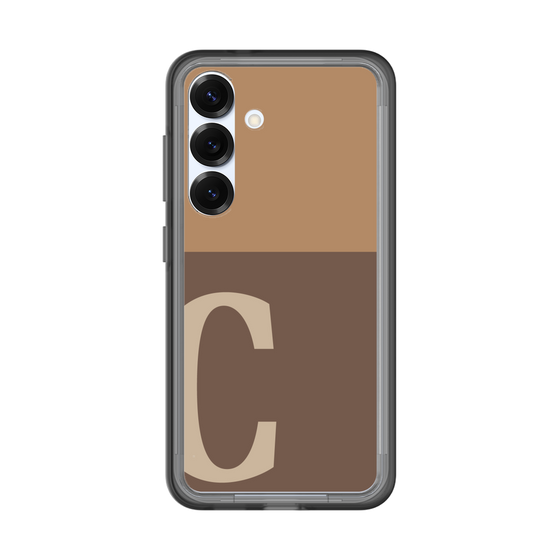 スリムプロテクションプレミアムケース［ オリジナル - initial two tone - C brown ］