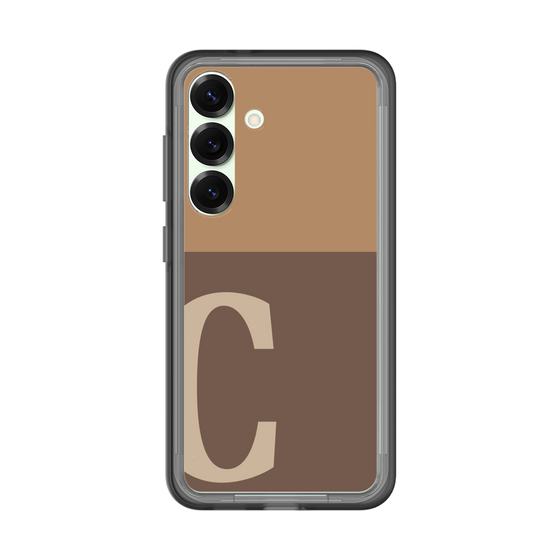スリムプロテクションプレミアムケース［ オリジナル - initial two tone - C brown ］