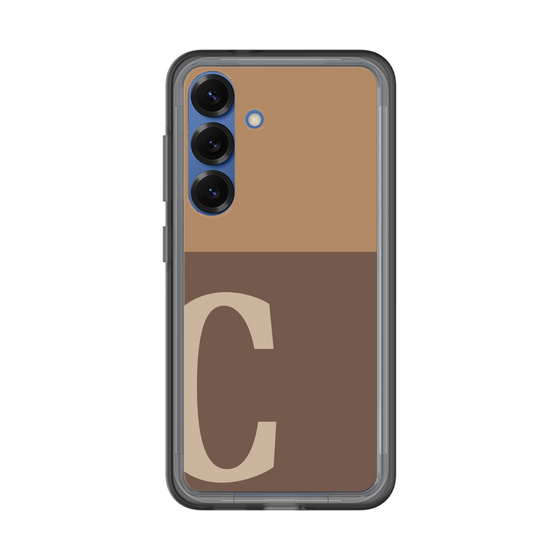 スリムプロテクションプレミアムケース［ オリジナル - initial two tone - C brown ］