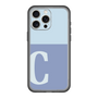 スリムプロテクションプレミアムケース［ オリジナル - initial two tone - C blue ］