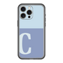 スリムプロテクションプレミアムケース［ オリジナル - initial two tone - C blue ］