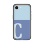スリムプロテクションプレミアムケース［ オリジナル - initial two tone - C blue ］