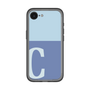 スリムプロテクションプレミアムケース［ オリジナル - initial two tone - C blue ］