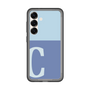 スリムプロテクションプレミアムケース［ オリジナル - initial two tone - C blue ］