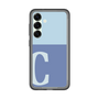 スリムプロテクションプレミアムケース［ オリジナル - initial two tone - C blue ］