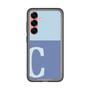 スリムプロテクションプレミアムケース［ オリジナル - initial two tone - C blue ］