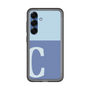 スリムプロテクションプレミアムケース［ オリジナル - initial two tone - C blue ］