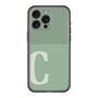 スリムプロテクションプレミアムケース［ オリジナル - initial two tone - C green ］