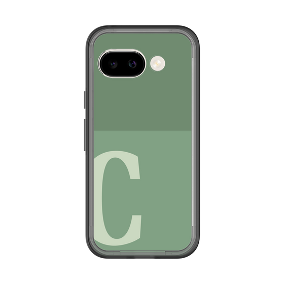 スリムプロテクションプレミアムケース［ オリジナル - initial two tone - C green ］