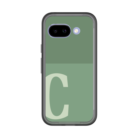 スリムプロテクションプレミアムケース［ オリジナル - initial two tone - C green ］