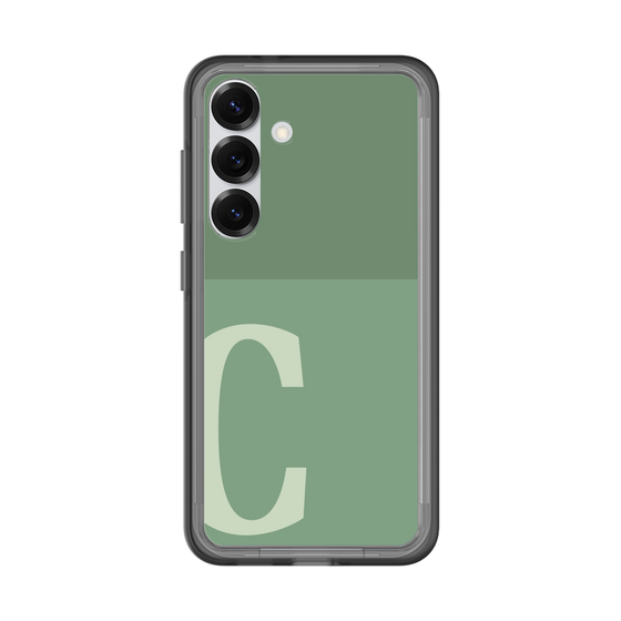 スリムプロテクションプレミアムケース［ オリジナル - initial two tone - C green ］