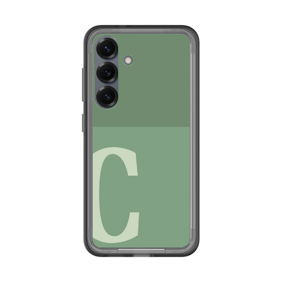 スリムプロテクションプレミアムケース［ オリジナル - initial two tone - C green ］