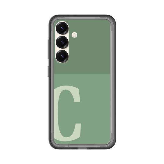 スリムプロテクションプレミアムケース［ オリジナル - initial two tone - C green ］