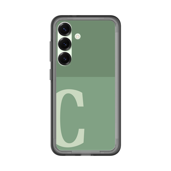 スリムプロテクションプレミアムケース［ オリジナル - initial two tone - C green ］