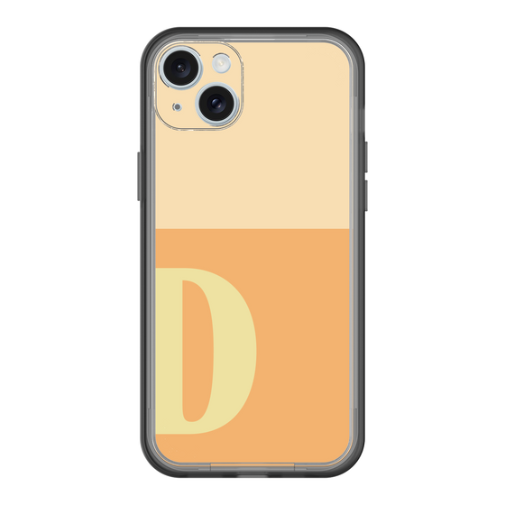 スリムプロテクションプレミアムケース［ オリジナル - initial two tone - D orange ］