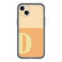 スリムプロテクションプレミアムケース［ オリジナル - initial two tone - D orange ］