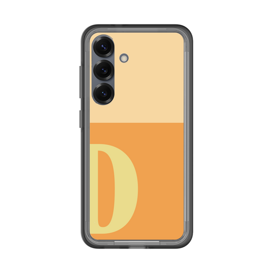 スリムプロテクションプレミアムケース［ オリジナル - initial two tone - D orange ］