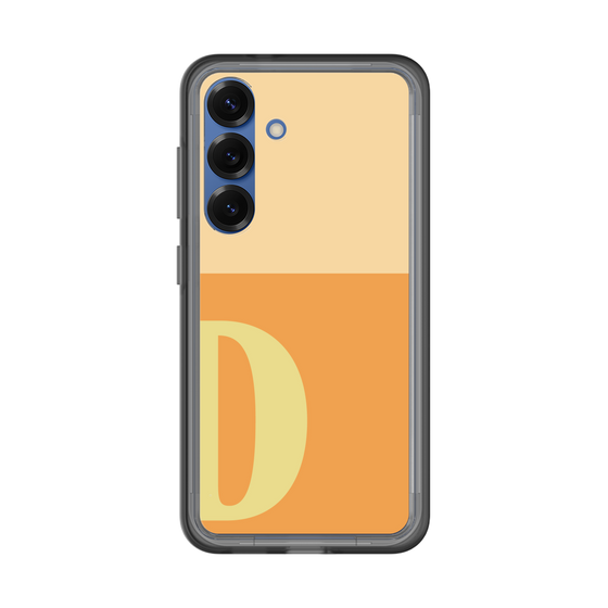 スリムプロテクションプレミアムケース［ オリジナル - initial two tone - D orange ］