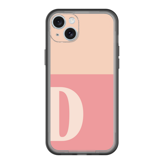スリムプロテクションプレミアムケース［ オリジナル - initial two tone - D pink ］