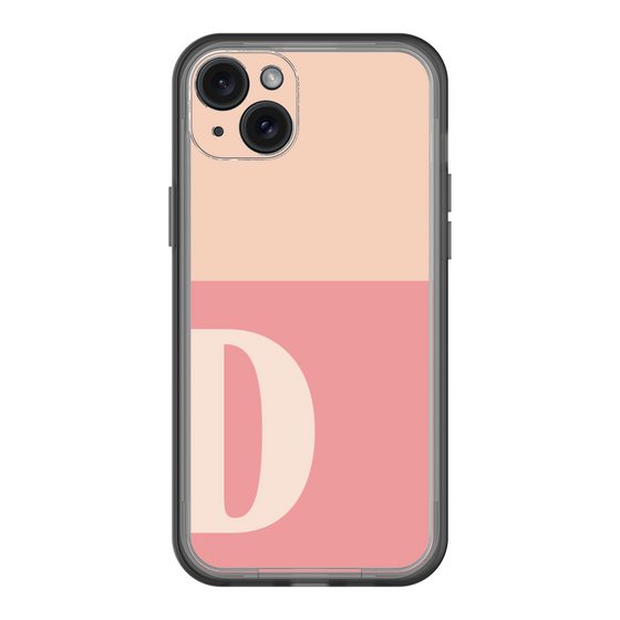 スリムプロテクションプレミアムケース［ オリジナル - initial two tone - D pink ］