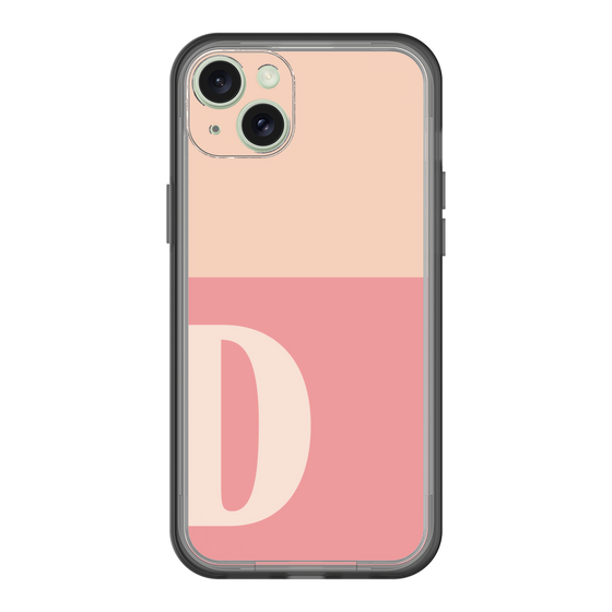 スリムプロテクションプレミアムケース［ オリジナル - initial two tone - D pink ］