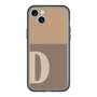 スリムプロテクションプレミアムケース［ オリジナル - initial two tone - D brown ］