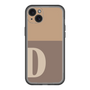 スリムプロテクションプレミアムケース［ オリジナル - initial two tone - D brown ］
