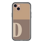 スリムプロテクションプレミアムケース［ オリジナル - initial two tone - D brown ］