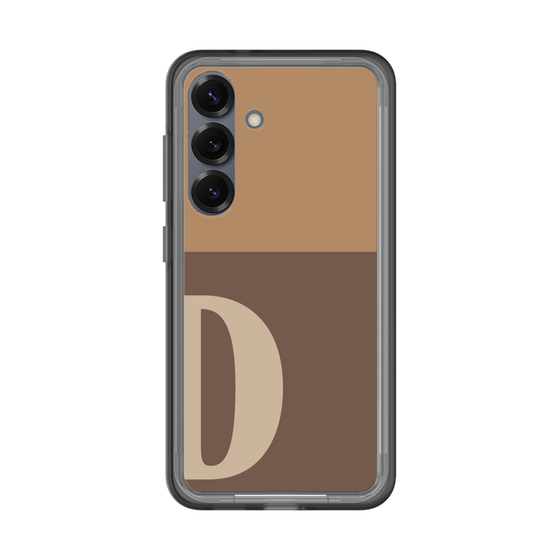 スリムプロテクションプレミアムケース［ オリジナル - initial two tone - D brown ］